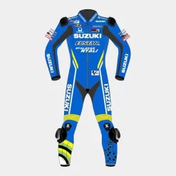 Combinaison En Cuir Andrea Iannone Suzuki Motogp 2018 Bleu
