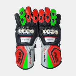 Gants De Moto En Cuir Aprilia