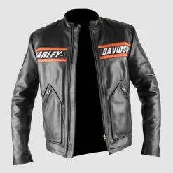 Bill Goldberg WWE Harley Davidson Veste En Cuir De Moto Classique
