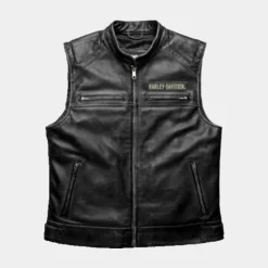 Gilet En Cuir Harley Davidson