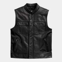 Gilet En Cuir Foster Pour Hommes Harley Davidson