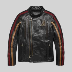 Harley Davidson Arteria Veste En Cuir Pour Homme