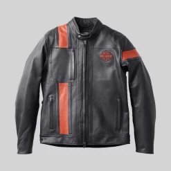Harley Davidson Hwy100 Veste En Cuir Pour Homme