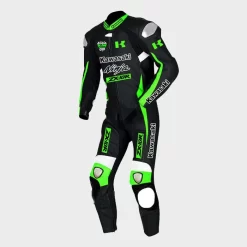 Combinaison En Cuir De Moto Ninja Kawasaki
