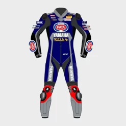 Combinaison En Cuir De Moto Pata Yamaha 2020