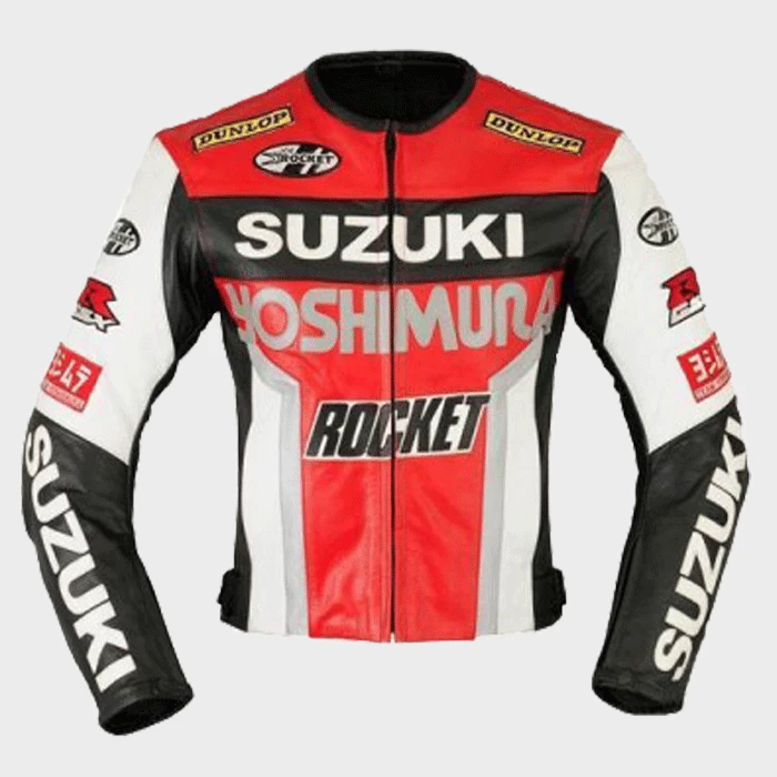Veste En Cuir Suzuki Yoshimura 1 Veste En Cuir Suzuki Yoshimura