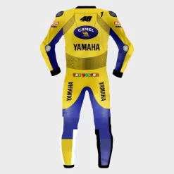 Vêtements De Moto -Vêtements De Moto valentino rossi yamaha camel leather suit 2006 back
