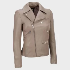 Veste En Cuir à La Mode Pour Femmes