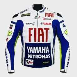 Veste En Cuir Yamaha Petronas Fait