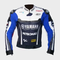 Veste En Cuir Yamaha Petronas