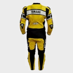 Vêtements De Moto -Vêtements De Moto yamaha yellow motorcycle leather suit back